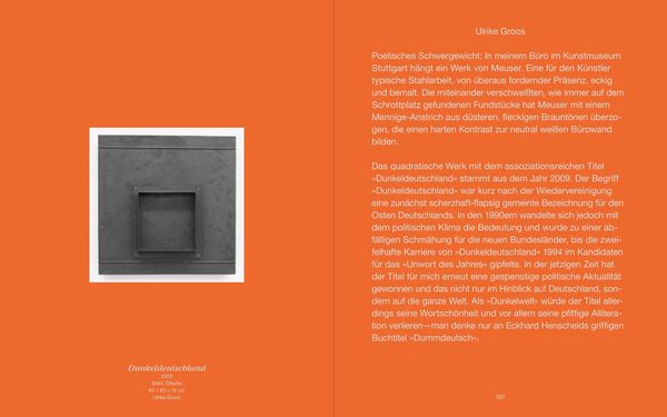 Produktbild: MEUSER. Works 2012&ndash;2023