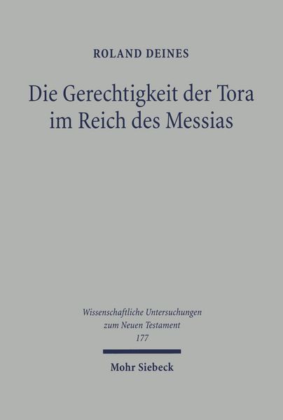 Produktbild: Die Gerechtigkeit der Tora im Reich des Messias