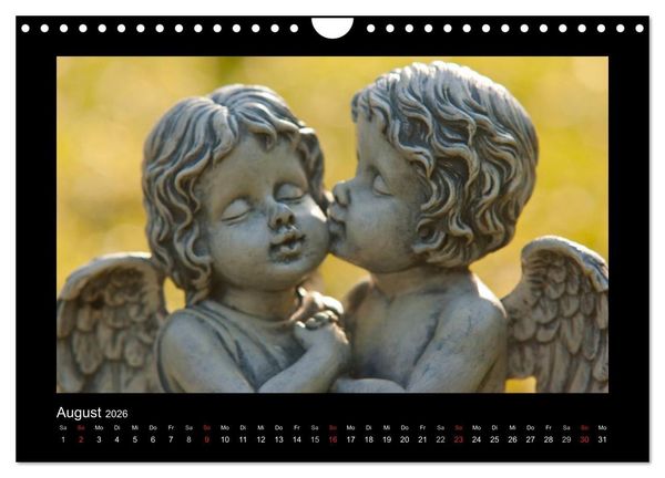 Produktbild: Engel f&uuml;r Gl&uuml;ck & Schutz (Wandkalender 2026 DIN A4 quer), CALVENDO Monatskalender