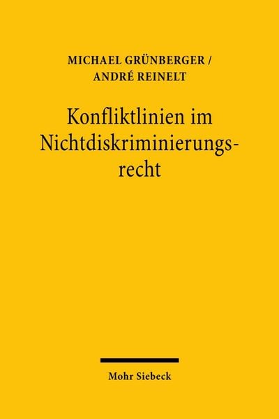 Produktbild: Konfliktlinien im Nichtdiskriminierungsrecht