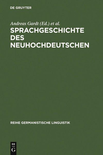 Produktbild: Sprachgeschichte des Neuhochdeutschen
