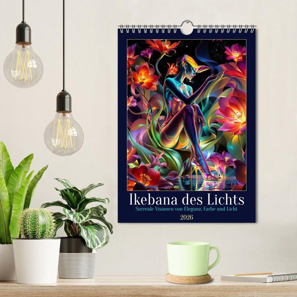 Produktbild: Ikebana des Lichts (Wandkalender 2026 DIN A4 hoch), CALVENDO Monatskalender