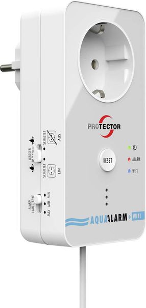 Protector 15021 Wassermelder mit WIFI-Alarmweiterleitung mit externem Sensor netzbetrieben