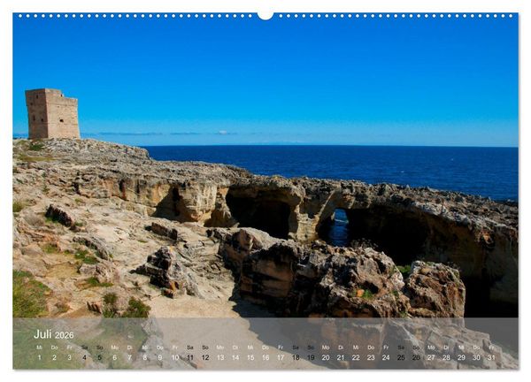 Produktbild: Der K&uuml;ste entlang im Salento (Wandkalender 2026 DIN A2 quer), CALVENDO Monatskalender