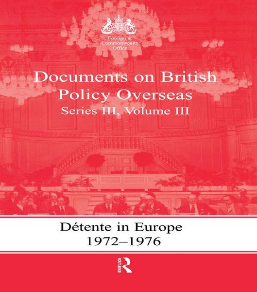 Produktbild: Detente in Europe, 1972-1976