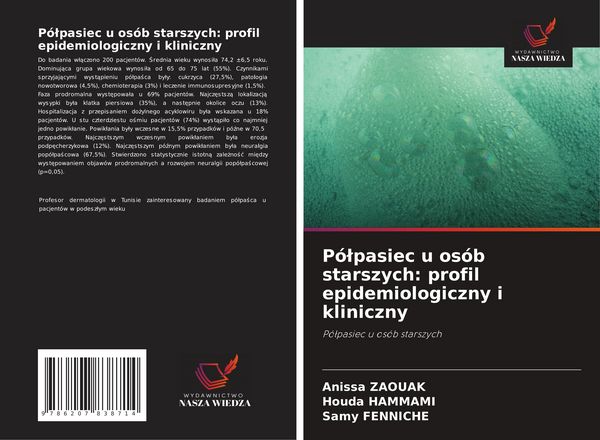 Produktbild: P&oacute;&iquest;pasiec u os&oacute;b starszych: profil epidemiologiczny i kliniczny
