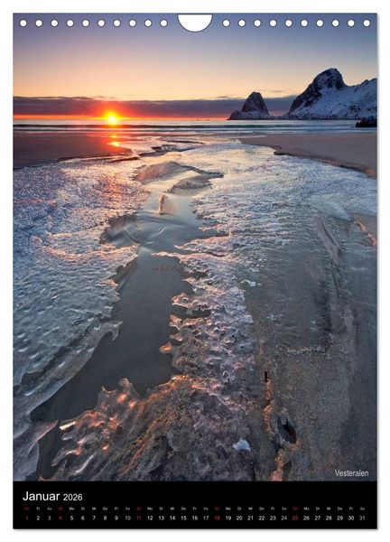 Produktbild: Northern Norway (Wandkalender 2026 DIN A4 hoch), CALVENDO Monatskalender