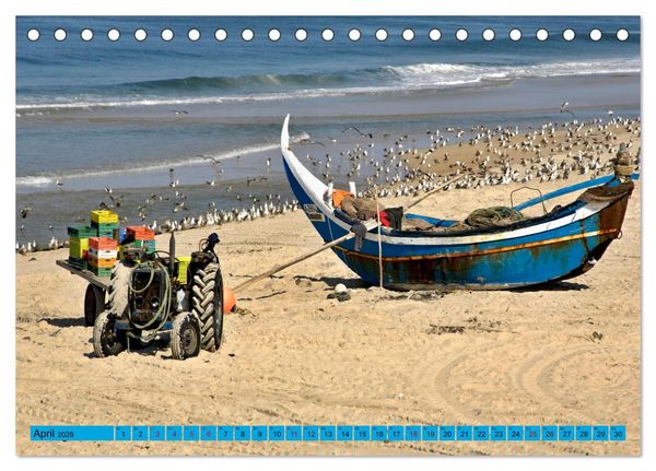Produktbild: Eine Reise durch Portugal (Tischkalender 2026 DIN A5 quer), CALVENDO Monatskalender