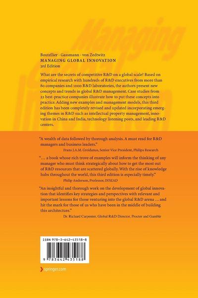 Produktbild: Managing Global Innovation