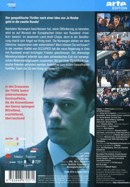 Produktbild: Occupied - Staffel 2 [3 DVDs]