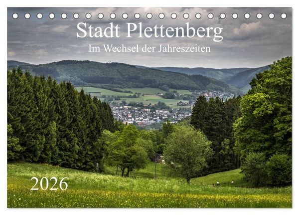 Produktbild: Stadt Plettenberg (Tischkalender 2026 DIN A5 quer), CALVENDO Monatskalender