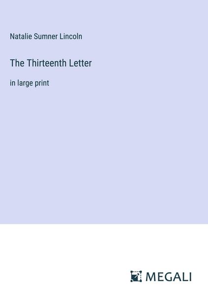 Produktbild: The Thirteenth Letter