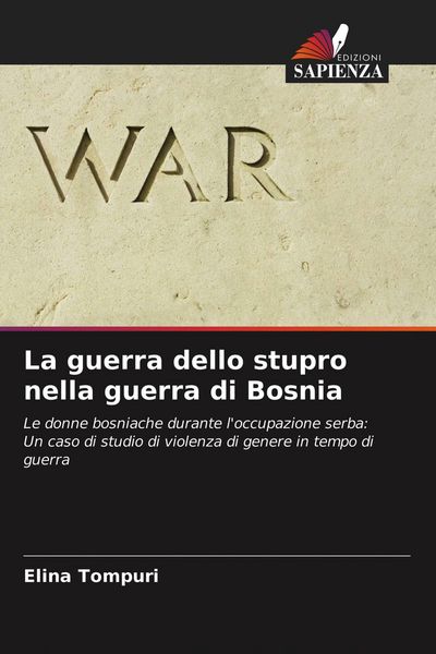 Produktbild: La guerra dello stupro nella guerra di Bosnia