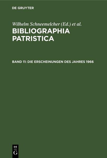Produktbild: Die Erscheinungen des Jahres 1966