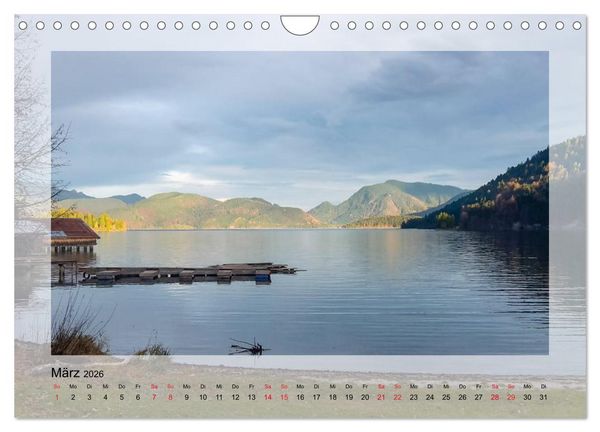 Produktbild: Walchensee (Wandkalender 2026 DIN A4 quer), CALVENDO Monatskalender