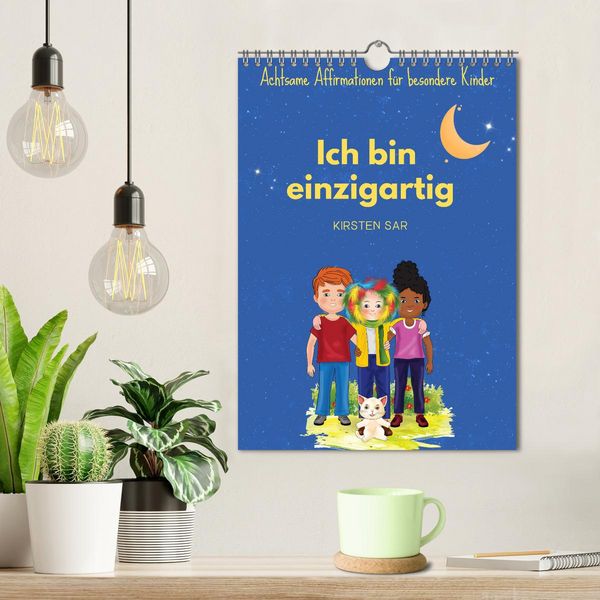 Produktbild: Ich bin einzigartig - Achtsame Affirmationen f&uuml;r besondere Kinder (Wandkalender 2026 DIN A4 hoch), CALVENDO Monatskalender