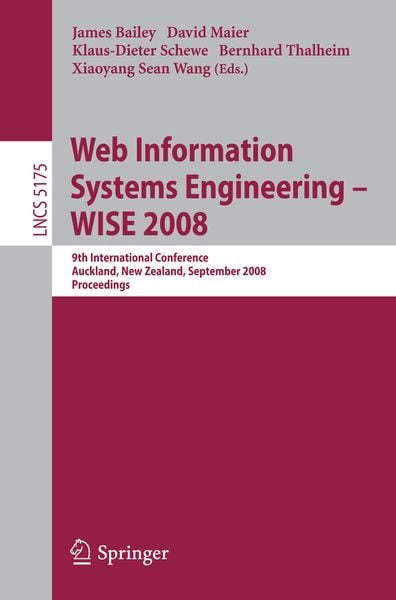 Produktbild: Web Information Systems Engineering - WISE 2008