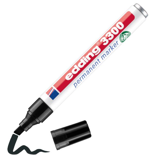 Produktbild: Edding 3300 Permanentmarker 3300 schwarz