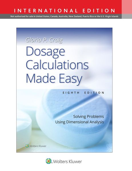 Produktbild: Craig, G: Dosage Calculations Made Easy