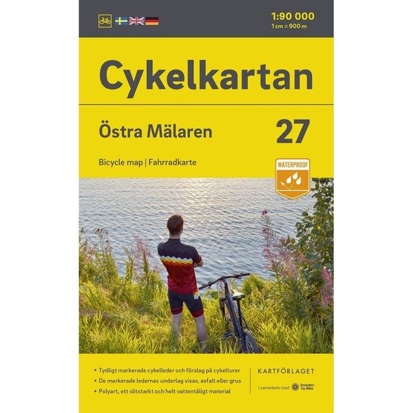 Produktbild: Cykelkartan Blad 27 &Ouml;stra M&auml;laren 1:90000