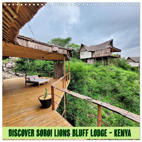 Produktbild: Discover Soroi Lions Bluff Lodge - Kenya (Wall Calendar 2026 12 &times; 12 Inch) CALVENDO 12 Month Wall Calendar