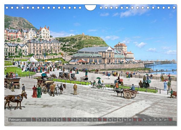 Produktbild: Wales around 1900 - photos restored and colourised (Wall Calendar 2026 DIN A4 landscape), CALVENDO 12 Month Wall Calendar
