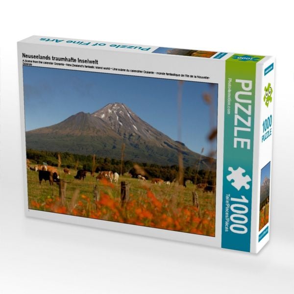 Produktbild: CALVENDO Puzzle Neuseelands traumhafte Inselwelt | 1000 Teile Lege-Gr&ouml;&szlig;e 64x48cm Foto-Puzzle f&uuml;r gl&uuml;ckliche Stunden