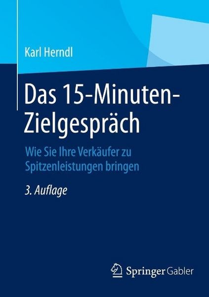 Produktbild: Das 15-Minuten-Zielgespr&auml;ch