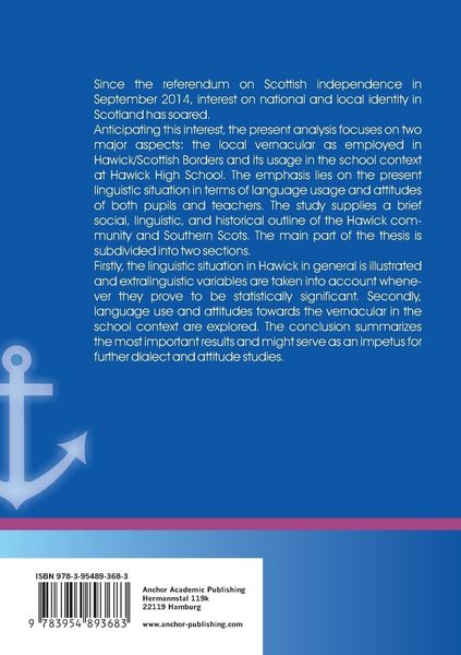 Produktbild: Language Attitudes in Hawick: An Empirical Study