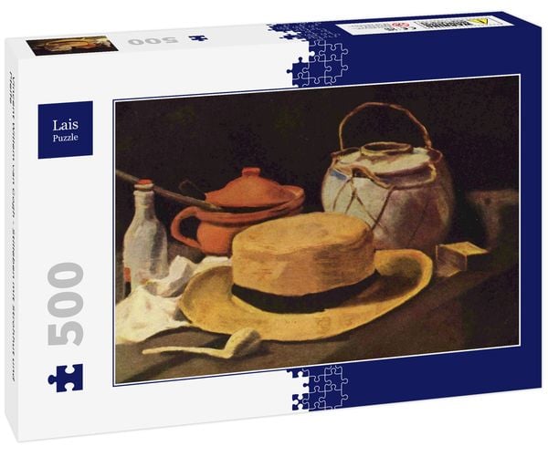 Lais Puzzle Vincent Willem van Gogh - Stilleben mit Strohhut und Pfeife 500 Teile