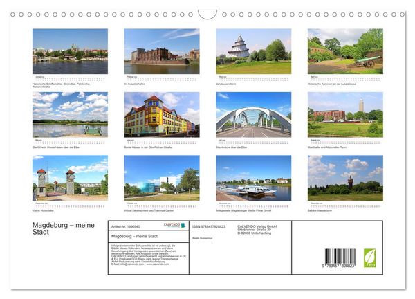 Produktbild: Magdeburg &ndash; meine Stadt (Wandkalender 2026 DIN A3 quer), CALVENDO Monatskalender