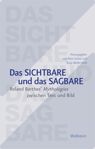 Produktbild: Das Sichtbare und das Sagbare