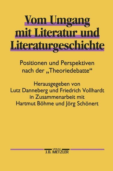 Produktbild: Vom Umgang mit Literatur und Literaturgeschichte