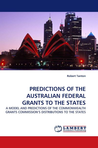 Produktbild: Predictions Of The Australian Federal Grants To The States