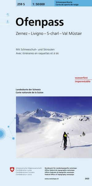 Produktbild: 259S Ofenpass Schneesportkarte