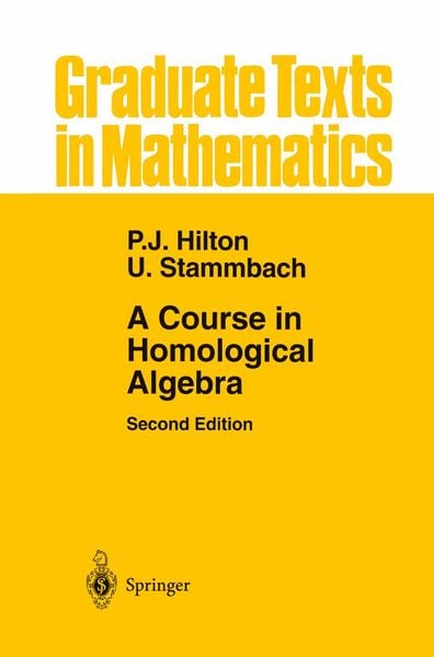 Produktbild: A Course in Homological Algebra