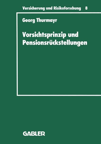 Produktbild: Vorsichtsprinzip und Pensionsr&uuml;ckstellungen