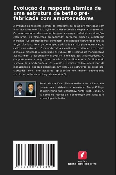 Produktbild: Evolu&ccedil;&atilde;o da resposta s&iacute;smica de uma estrutura de bet&atilde;o pr&eacute;-fabricada com amortecedores