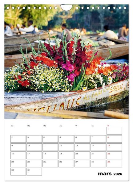 Produktbild: L'Inde du Nord (Calendrier mural 2026 DIN A4 horizontal), CALVENDO calendrier mensuel