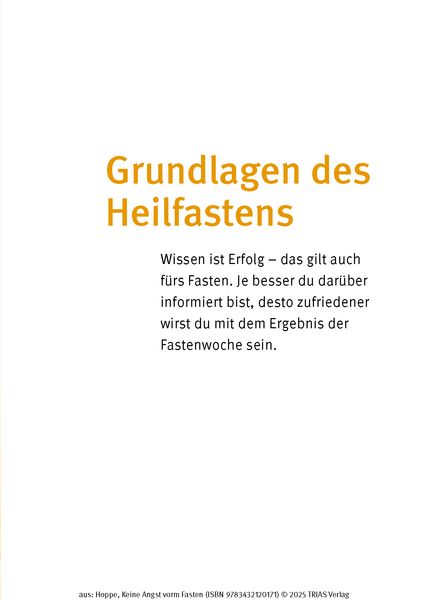 Produktbild: Keine Angst vorm Fasten