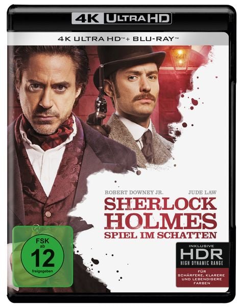 Produktbild: Sherlock Holmes - Spiel im Schatten (4K Ultra HD) (+ Blu-ray 2D)