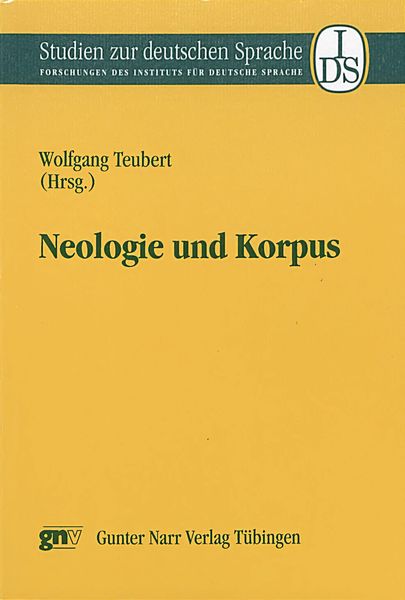 Produktbild: Neologie und Korpus