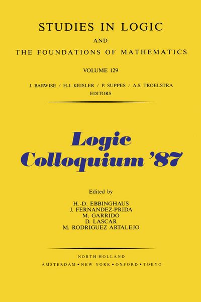 Produktbild: Logic Colloquium '87