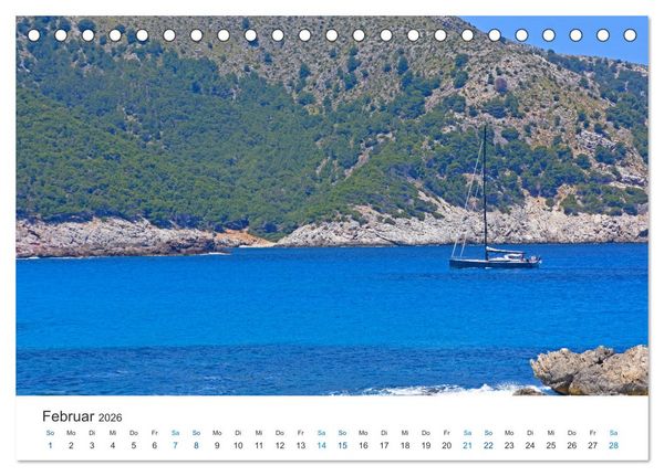 Produktbild: Segelboote und Yachten - Lebensart am Mittelmeer (Tischkalender 2026 DIN A5 quer), CALVENDO Monatskalender