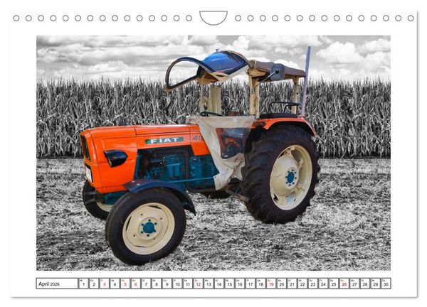 Produktbild: Traktoren - Oldtimer aus dem Ausland (Wandkalender 2026 DIN A4 quer), CALVENDO Monatskalender