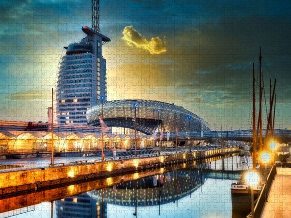 Produktbild: CALVENDO Puzzle "Klimahaus Bremerhaven 8&deg; Ost" / "Hotel Sali City" | 1000 Teile Lege-Gr&ouml;&szlig;e 64x48cm Foto-Puzzle f&uuml;r gl&uuml;ckliche Stunden