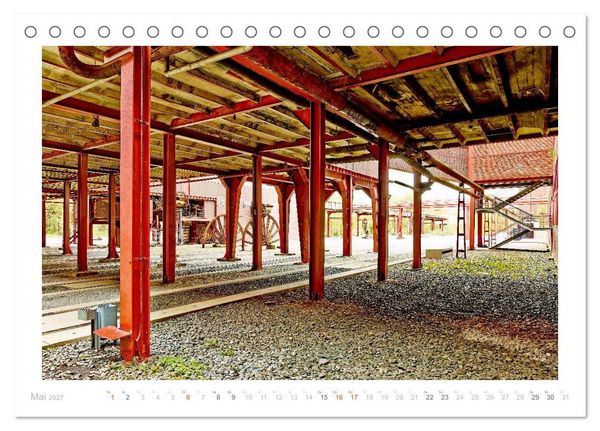 Produktbild: Zeche Zollverein. Weltkulturerbe. (Tischkalender 2027 DIN A5 quer), CALVENDO Monatskalender
