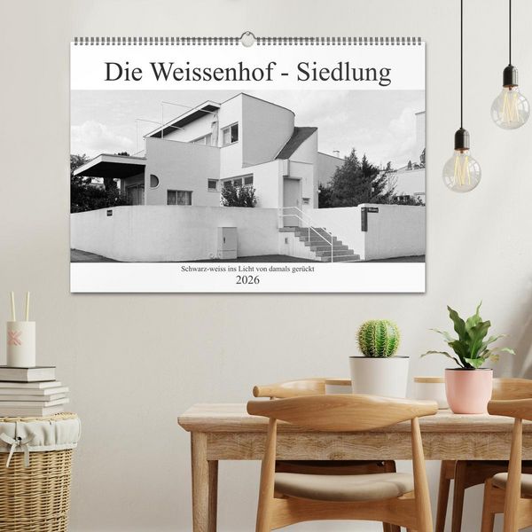 Produktbild: Die Weissenhof - Siedlung (Wandkalender 2026 DIN A2 quer), CALVENDO Monatskalender