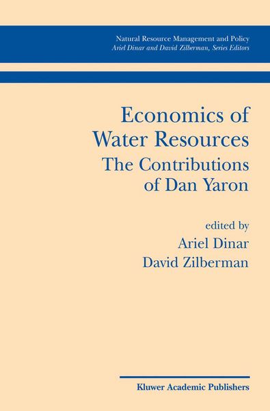 Produktbild: Economics of Water Resources The Contributions of Dan Yaron