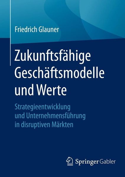 Produktbild: Zukunftsf&auml;hige Gesch&auml;ftsmodelle und Werte